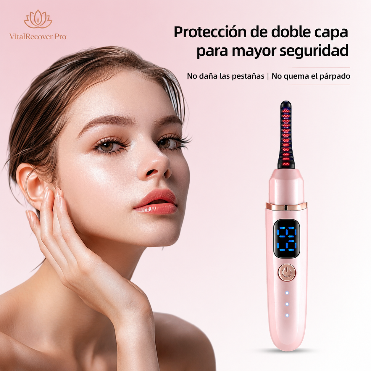 LashLift Pro - Rizador de Pestañas Eléctrico Térmico con Pantalla LCD